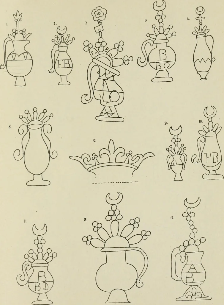 An illustration from Francis Bacon and his secret society. An attempt to collect and unite the lost links of a long and strong chain, 1891, leaf 395