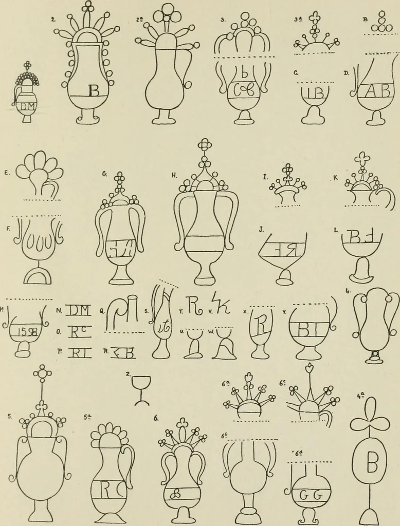 An illustration from Francis Bacon and his secret society. An attempt to collect and unite the lost links of a long and strong chain, 1891, leaf 397