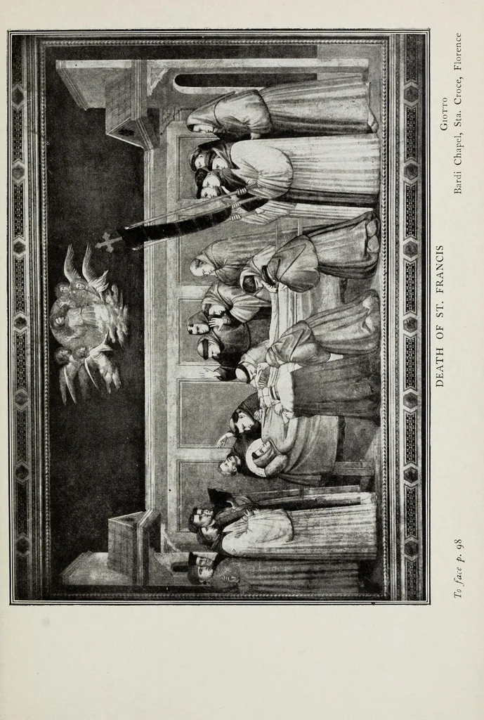 An illustration from Franciscan legends in Italian art, pictures in Italian churches and galleries, 1905, leaf 135