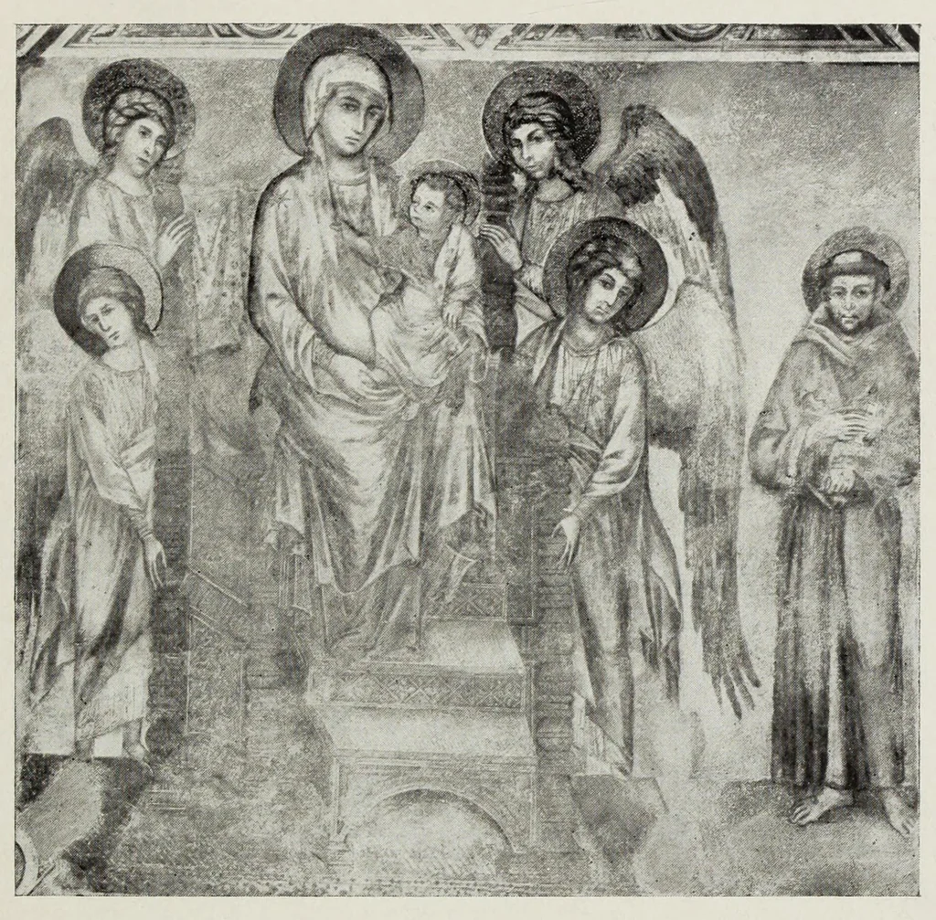 An illustration from Franciscan legends in Italian art, pictures in Italian churches and galleries, 1905, leaf 187