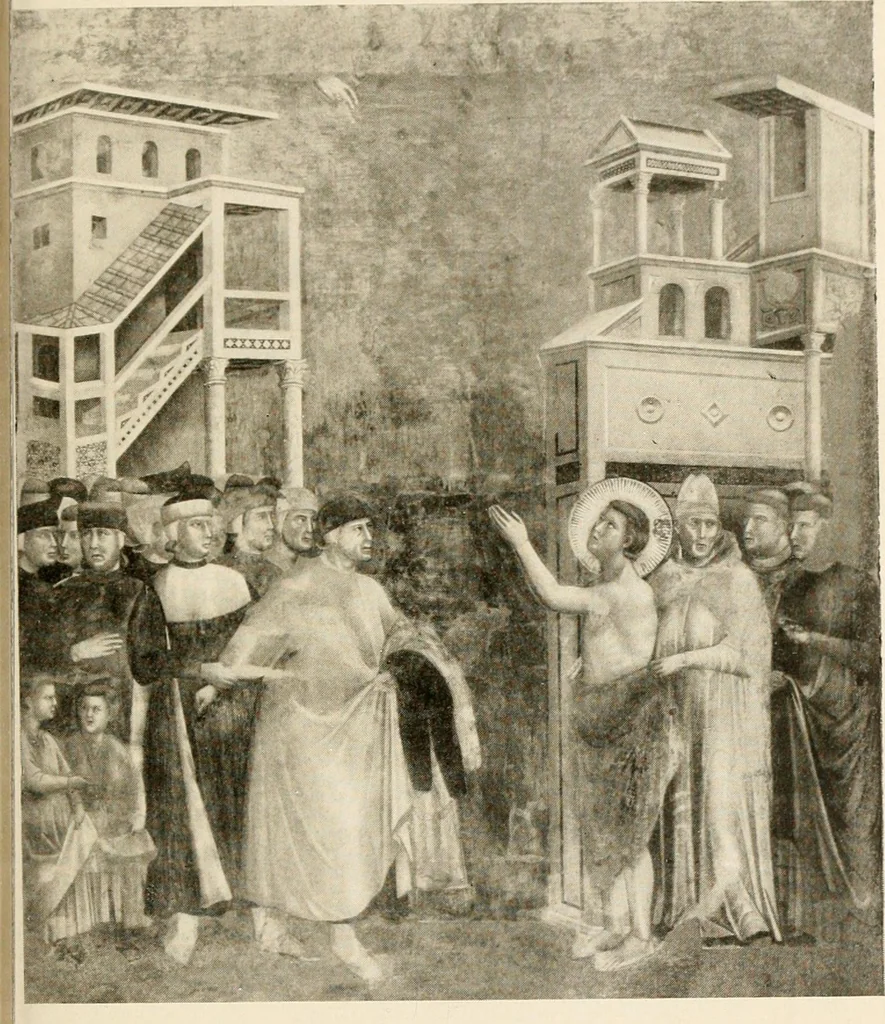 An illustration from Franciscan legends in Italian art : pictures in Italian churches and galleries, 1905, leaf 106