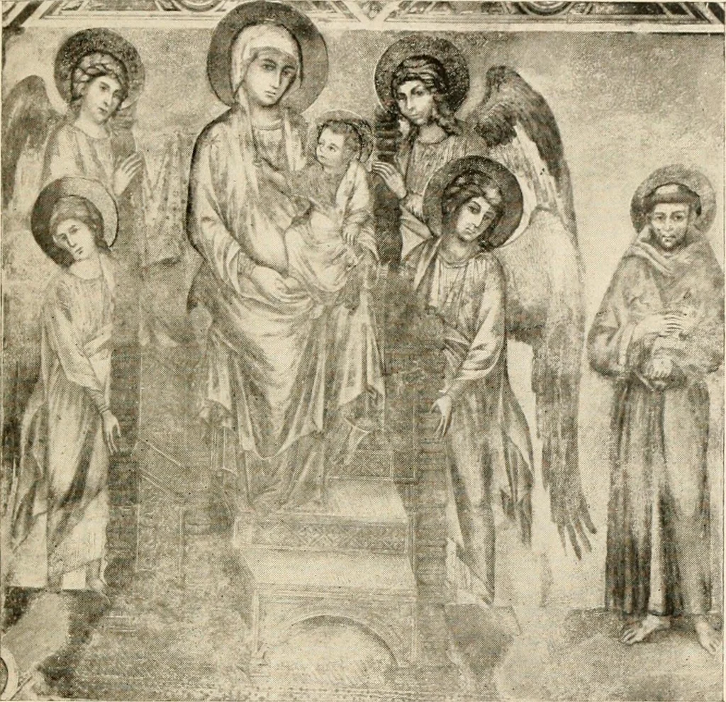 An illustration from Franciscan legends in Italian art : pictures in Italian churches and galleries, 1905, leaf 186