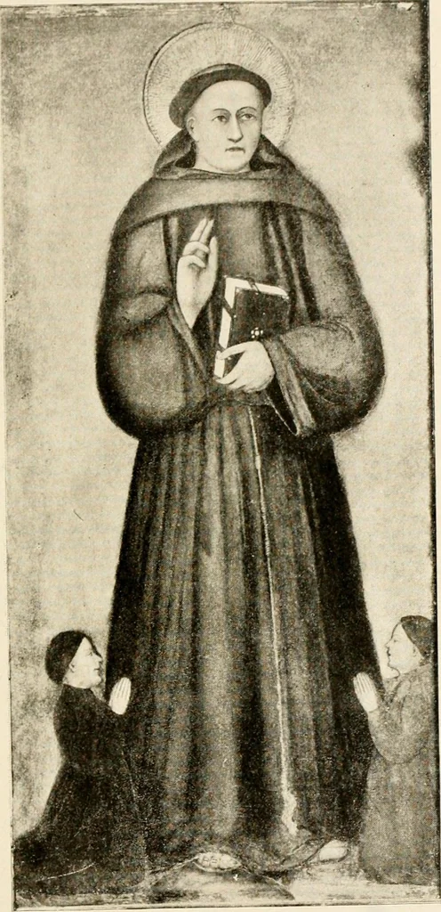 An illustration from Franciscan legends in Italian art : pictures in Italian churches and galleries, 1905, leaf 214