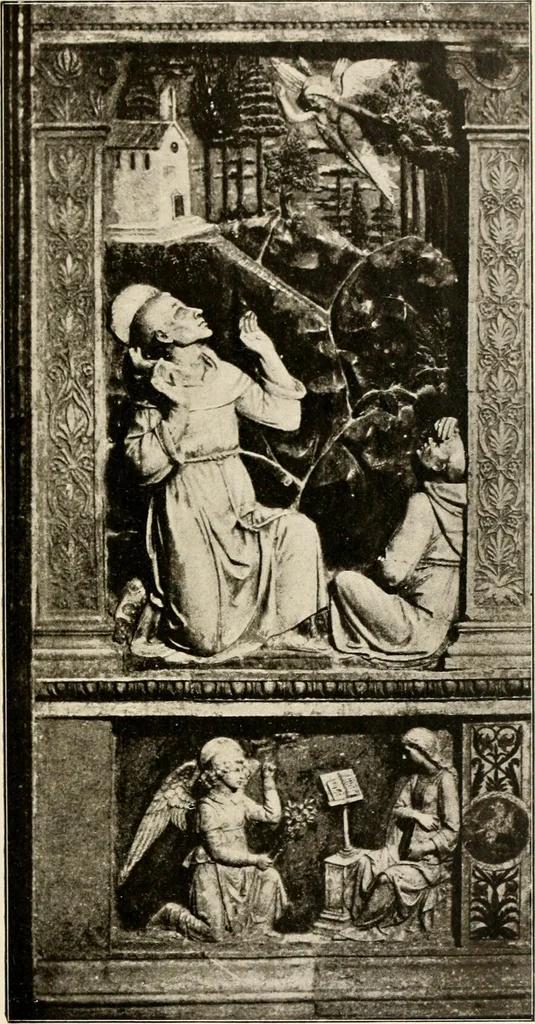 An illustration from Franciscan legends in Italian art : pictures in Italian churches and galleries, 1905, leaf 78