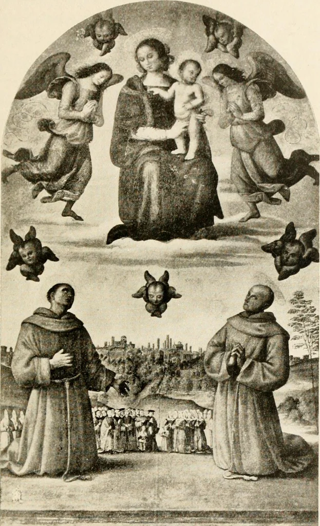 An illustration from Franciscan legends in Italian art : pictures in Italian churches and galleries, 1905, leaf 92
