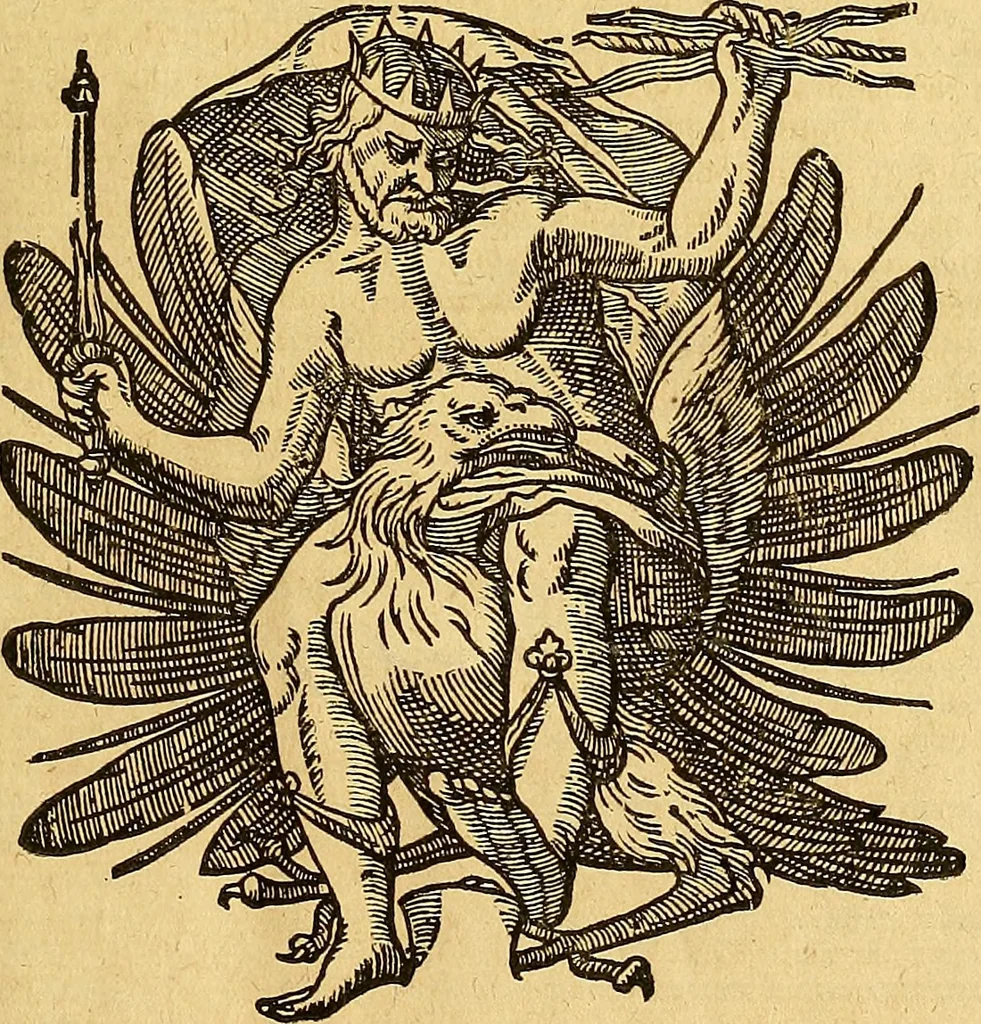 An illustration from Francisci Baconi ... Opera omnia quae extant, philosophica, moralia, politica, historica ... : in quibus complures alii tractatus, quos brevitatis causa praetermittere visum est, comprehensi sunt, hactenus nunquam conjunctim edita, jam vero summo studio collecta, uno volumine comprehensa, & ab innumeris mendis repurgata: cum indice rerum ac verborum universali absolutissimo. His praefixa est auctoris vita, 1665, leaf 22