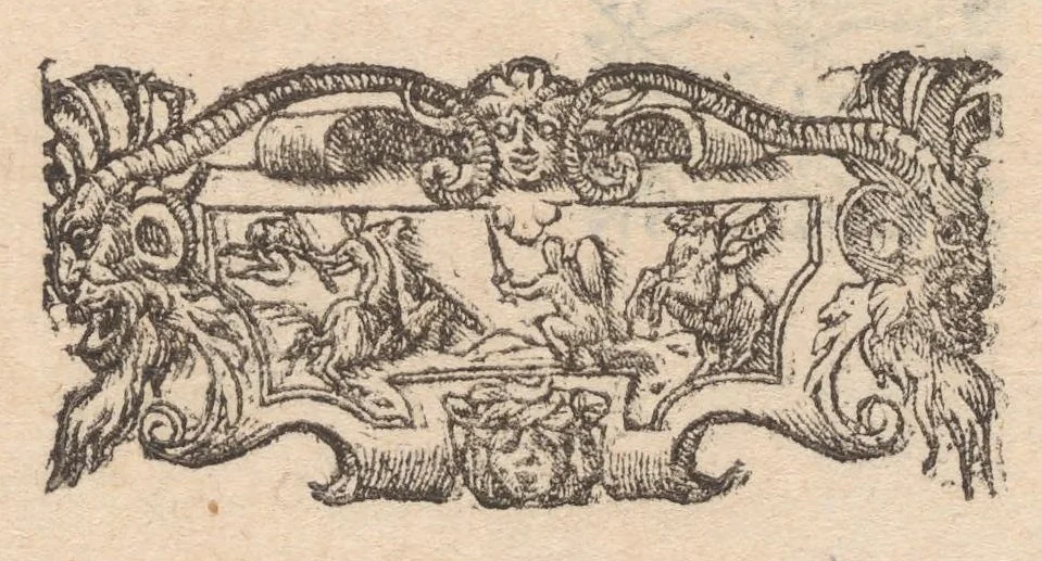 An illustration from Francisci Bovssveti Svrregiani doctoris medici, De natvra aqvatilivm carmen : in vniuersam Gvlielmi Rondeletii doctoris medici, & medicinae in schola Monspeliensi professoris regij celeberrimi historiae, quam de aquatilibus scripsit: Cum veris & natiuis eorum iconibus: Opusculum nunquàm hactenus typis excussum, 1558, leaf 378