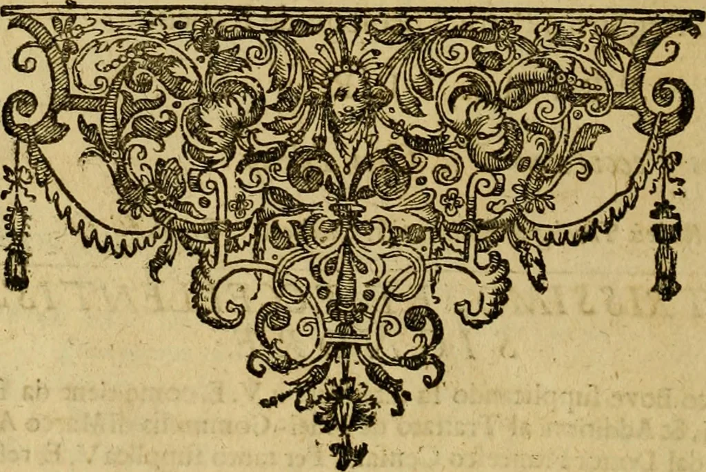 An illustration from Francisci Censalii, U.J.D. advocati neapolitani, Observationes singulares : cum additionibus ad Tractatum de fidei-commissis Marci Antonii Peregrini ... : in quibus singularia juris responsa ac subsequutae in causis decisiones è supremis senatibus Regni Neapol. adnectuntur, & innumerae quaestiones praeter, vel contrà Peregrini sensum compendiosè, sed dilucidè observantur, ac novissimorum doctorum et senatuum placita & vota ad caetera dicta cumulantur ..., 1669, leaf 9