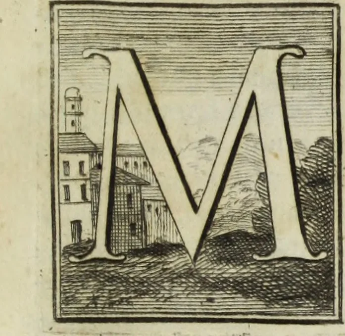 An illustration from Francisci Ficoronii Reg. Lond. Acad. socii dissertatio de larvis scenicis et figuris comicis antiquorum Romanorum, et ex Italica in Latinam linguam versa, 1754, leaf 18