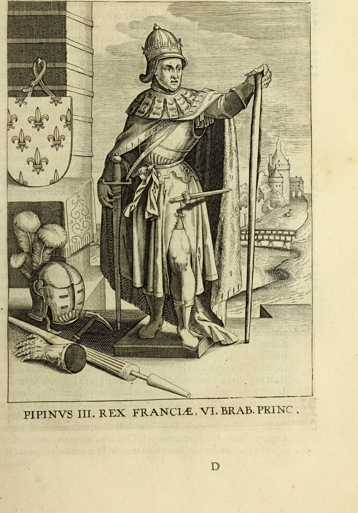 An illustration from Francisci Haraei Annales ducum seu principum Brabantiae totiusq. Belgii : tomi tres : quorum primo solius Brabantiae, secundo Belgii vniti principum res gestae, tertio belgici tumultus, vsque ad inducias anno M. DC. IX. pactas, enarrantur : cum ducum seu principum imaginibus, et breui rerum per omnem Europam illustrium narratione, 1623, leaf 76
