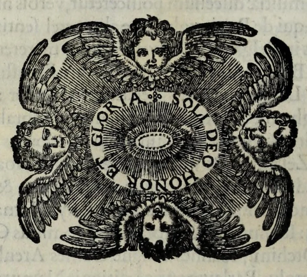 An illustration from Francisci Haraei Annales ducum seu principum Brabantiae totiusq. Belgii : tomi tres, quorum primo solius Brabantiae, secundo Belgii vniti principum res gestae, tertio Belgici tumultus, vsque ad indvcias anno M. DC. IX. pactas, enarrantur : cum dvcvm seu principvm imaginibus, et breui rerum per omnem Evropam illustrium narratione, 1623, leaf 756