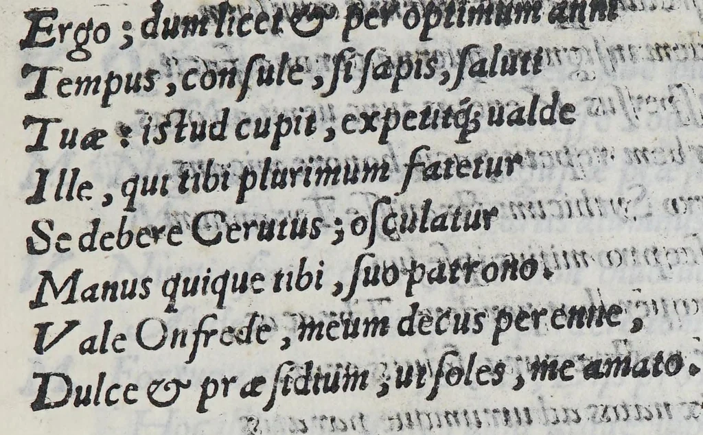 An illustration from Francisci Nogarollae comitis, et equitis. : Carmen., 1550, leaf 15