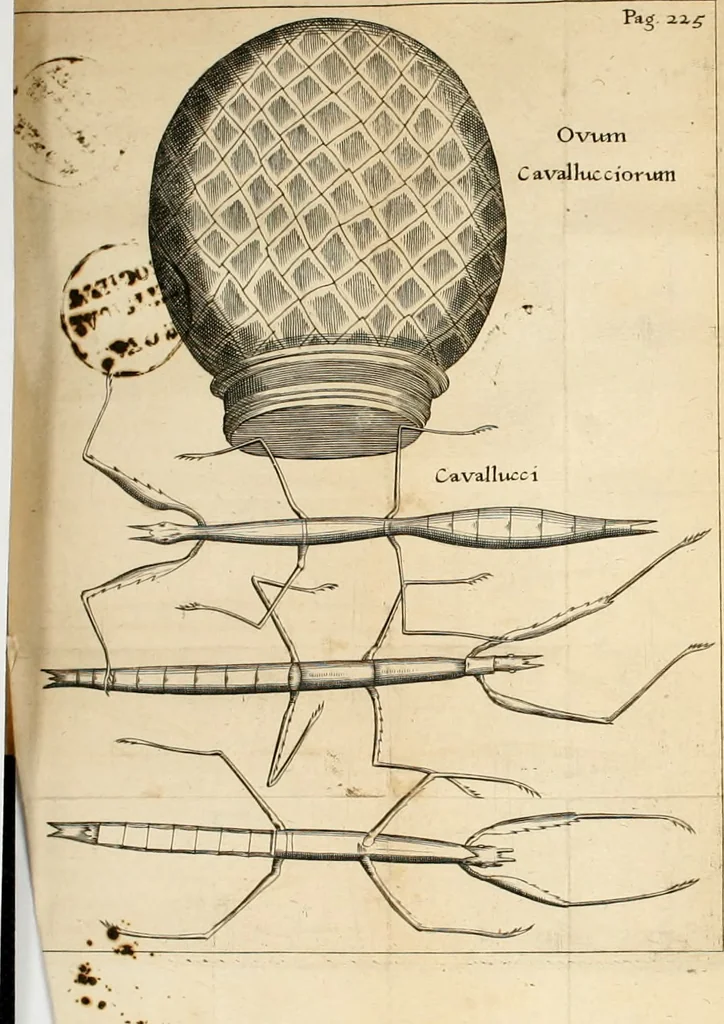 An illustration from Francisci Redi patritii Aretini Experimenta circa generationem insectorum, 1671, leaf 253