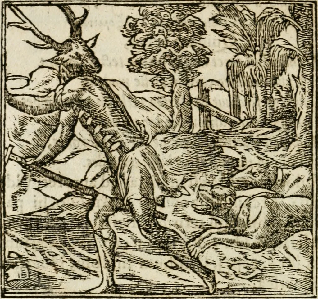 An illustration from Francisci Sanctii Brocensis in inclyta Salmaticensi Academia rhetoricae Graecaeque linguae professoris Comment. in And. Alciati emblemata : nunc denuo multis in locis accurate recognita, & quamplurimis figuris illustrata : cum indice copiosissimo, 1573, leaf 195