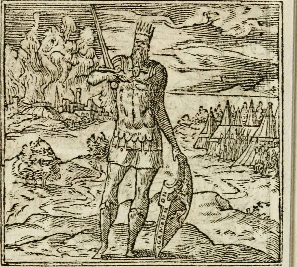 An illustration from Francisci Sanctii Brocensis in inclyta Salmaticensi Academia rhetoricae Graecaeque linguae professoris Comment. in And. Alciati emblemata : nunc denuo multis in locis accurate recognita, & quamplurimis figuris illustrata : cum indice copiosissimo, 1573, leaf 203