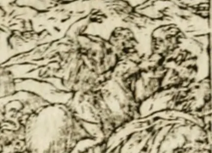 An illustration from Francisci Sanctii Brocensis in inclyta Salmaticensi Academia rhetoricae Graecaeque linguae professoris Comment. in And. Alciati emblemata : nunc denuo multis in locis accurate recognita, & quamplurimis figuris illustrata : cum indice copiosissimo, 1573, leaf 224