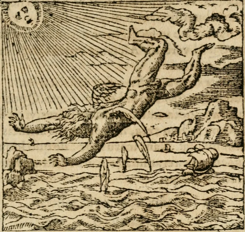 An illustration from Francisci Sanctii Brocensis in inclyta Salmaticensi Academia rhetoricae Graecaeque linguae professoris Comment. in And. Alciati emblemata : nunc denuo multis in locis accurate recognita, & quamplurimis figuris illustrata : cum indice copiosissimo, 1573, leaf 316