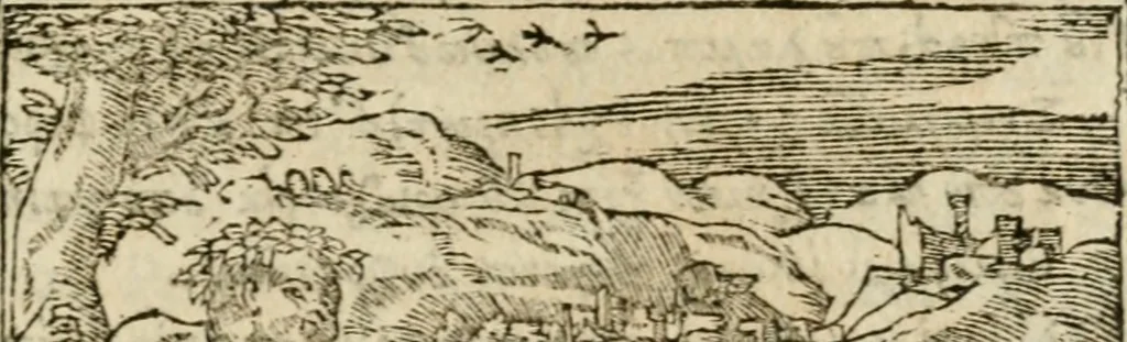 An illustration from Francisci Sanctii Brocensis in inclyta Salmaticensi Academia rhetoricae Graecaeque linguae professoris Comment. in And. Alciati emblemata : nunc denuo multis in locis accurate recognita, & quamplurimis figuris illustrata : cum indice copiosissimo, 1573, leaf 328