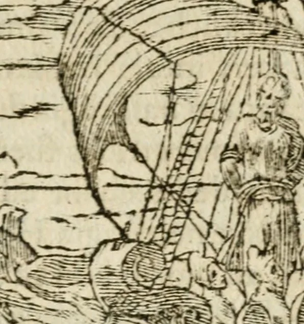 An illustration from Francisci Sanctii Brocensis in inclyta Salmaticensi Academia rhetoricae Graecaeque linguae professoris Comment. in And. Alciati emblemata : nunc denuo multis in locis accurate recognita, & quamplurimis figuris illustrata : cum indice copiosissimo, 1573, leaf 344