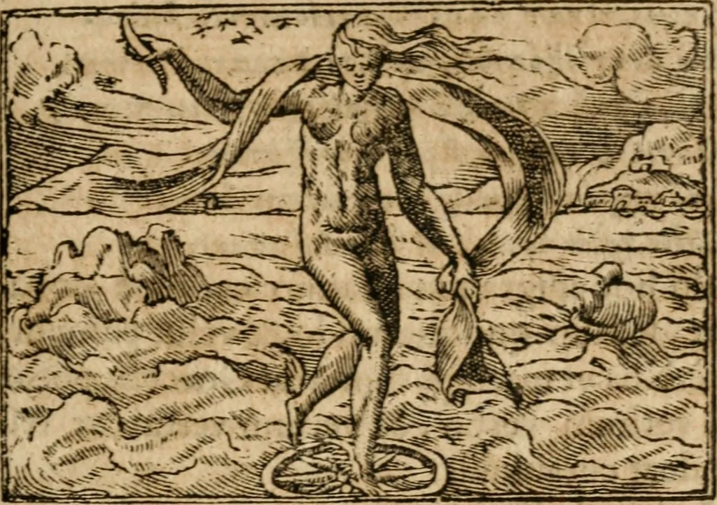 An illustration from Francisci Sanctii Brocensis in inclyta Salmaticensi Academia rhetoricae Graecaeque linguae professoris Comment. in And. Alciati emblemata : nunc denuo multis in locis accurate recognita, & quamplurimis figuris illustrata : cum indice copiosissimo, 1573, leaf 360