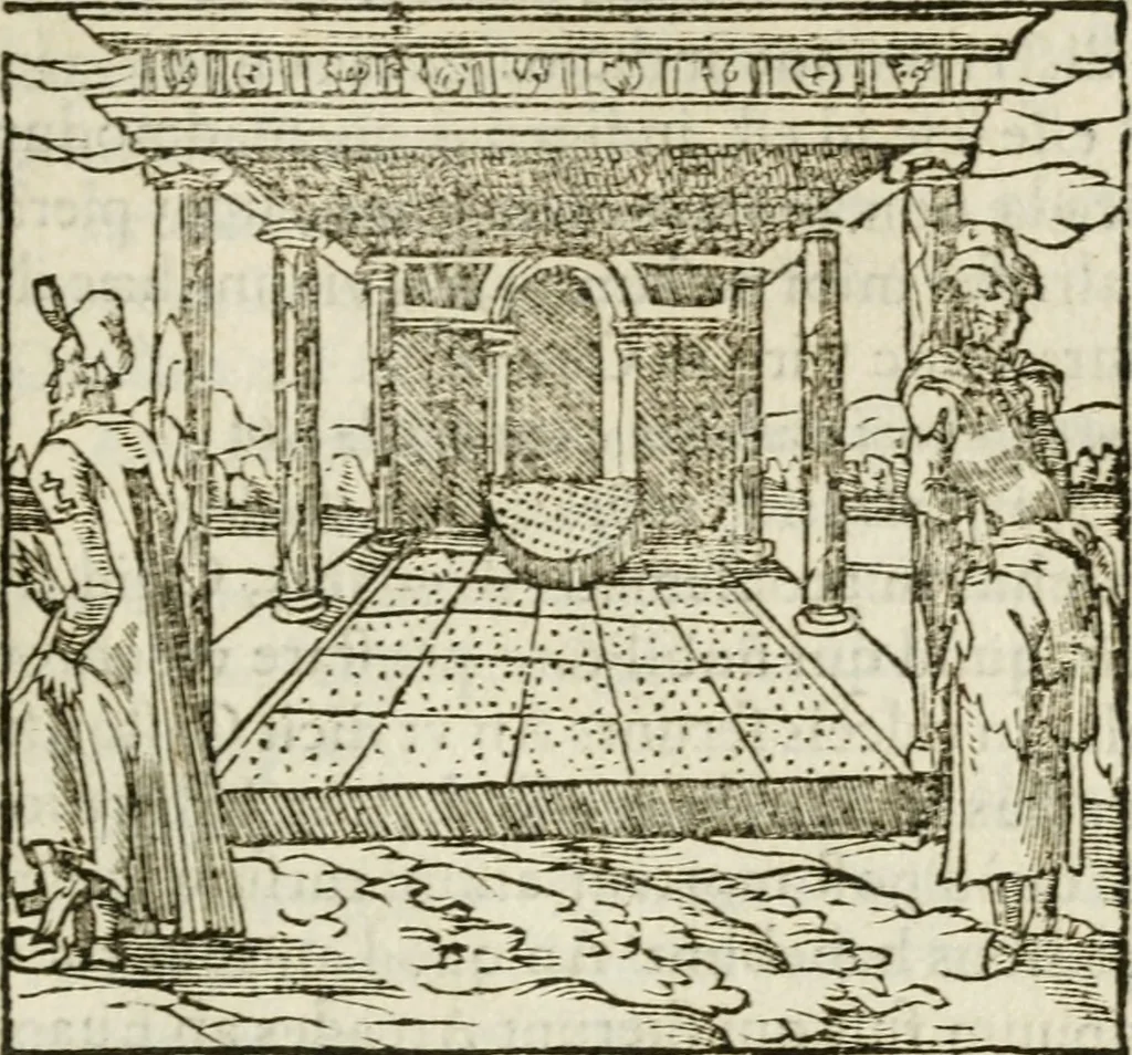 An illustration from Francisci Sanctii Brocensis in inclyta Salmaticensi Academia rhetoricae Graecaeque linguae professoris Comment. in And. Alciati emblemata : nunc denuo multis in locis accurate recognita, & quamplurimis figuris illustrata : cum indice copiosissimo, 1573, leaf 400