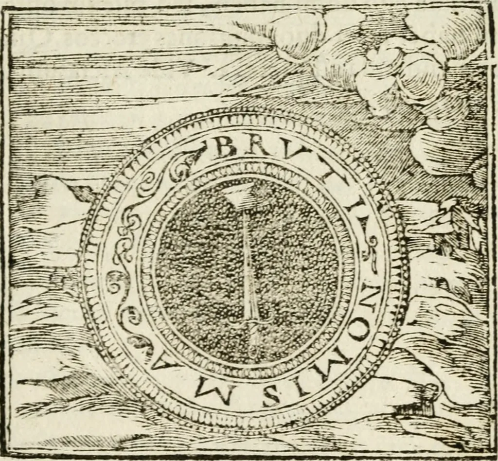 An illustration from Francisci Sanctii Brocensis in inclyta Salmaticensi Academia rhetoricae Graecaeque linguae professoris Comment. in And. Alciati emblemata : nunc denuo multis in locis accurate recognita, & quamplurimis figuris illustrata : cum indice copiosissimo, 1573, leaf 432