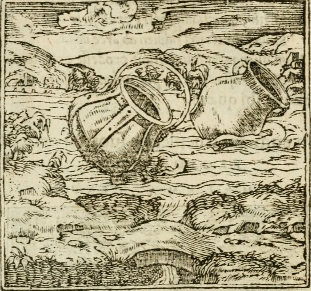 An illustration from Francisci Sanctii Brocensis in inclyta Salmaticensi Academia rhetoricae Graecaeque linguae professoris Comment. in And. Alciati emblemata : nunc denuo multis in locis accurate recognita, & quamplurimis figuris illustrata : cum indice copiosissimo, 1573, leaf 466
