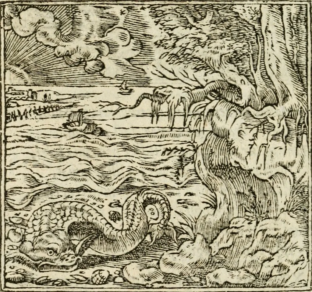 An illustration from Francisci Sanctii Brocensis in inclyta Salmaticensi Academia rhetoricae Graecaeque linguae professoris Comment. in And. Alciati emblemata : nunc denuo multis in locis accurate recognita, & quamplurimis figuris illustrata : cum indice copiosissimo, 1573, leaf 467