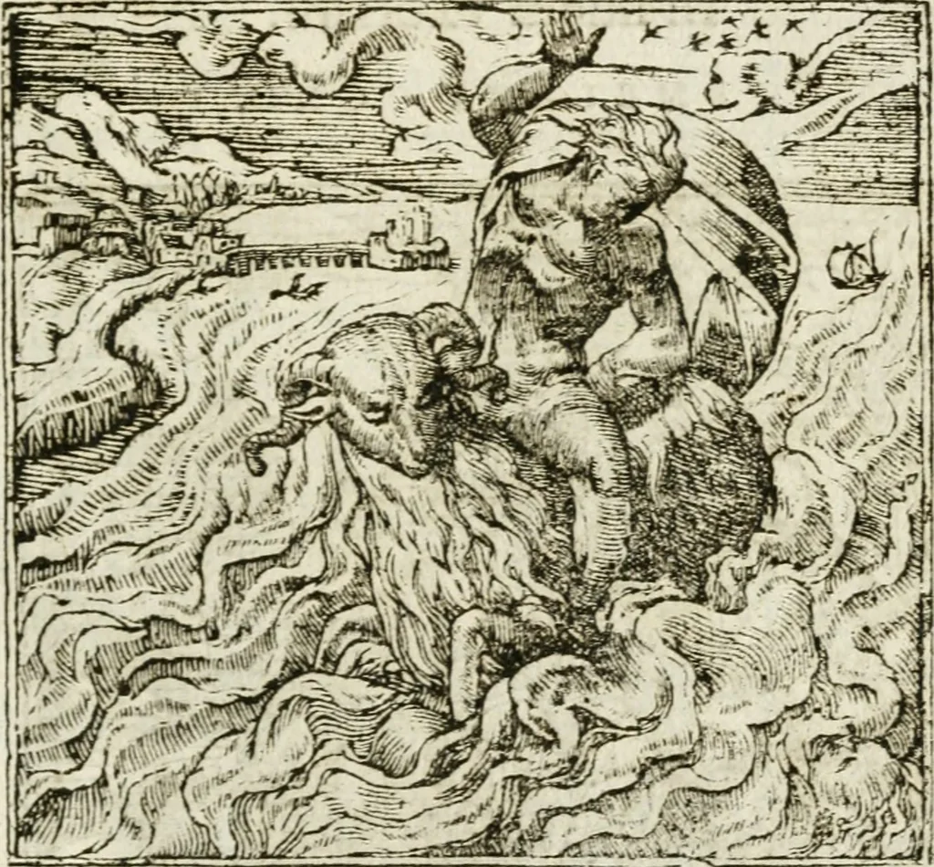 An illustration from Francisci Sanctii Brocensis in inclyta Salmaticensi Academia rhetoricae Graecaeque linguae professoris Comment. in And. Alciati emblemata : nunc denuo multis in locis accurate recognita, & quamplurimis figuris illustrata : cum indice copiosissimo, 1573, leaf 524