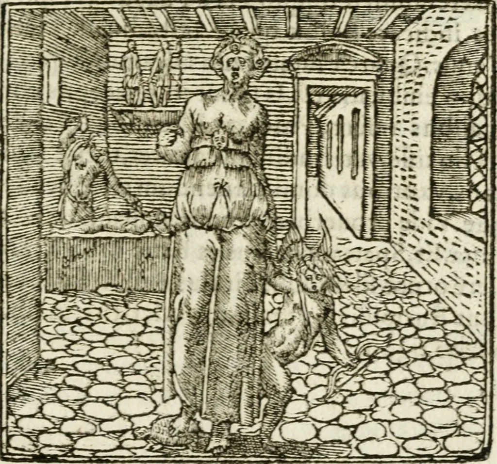 An illustration from Francisci Sanctii Brocensis in inclyta Salmaticensi Academia rhetoricae Graecaeque linguae professoris Comment. in And. Alciati emblemata : nunc denuo multis in locis accurate recognita, & quamplurimis figuris illustrata : cum indice copiosissimo, 1573, leaf 534