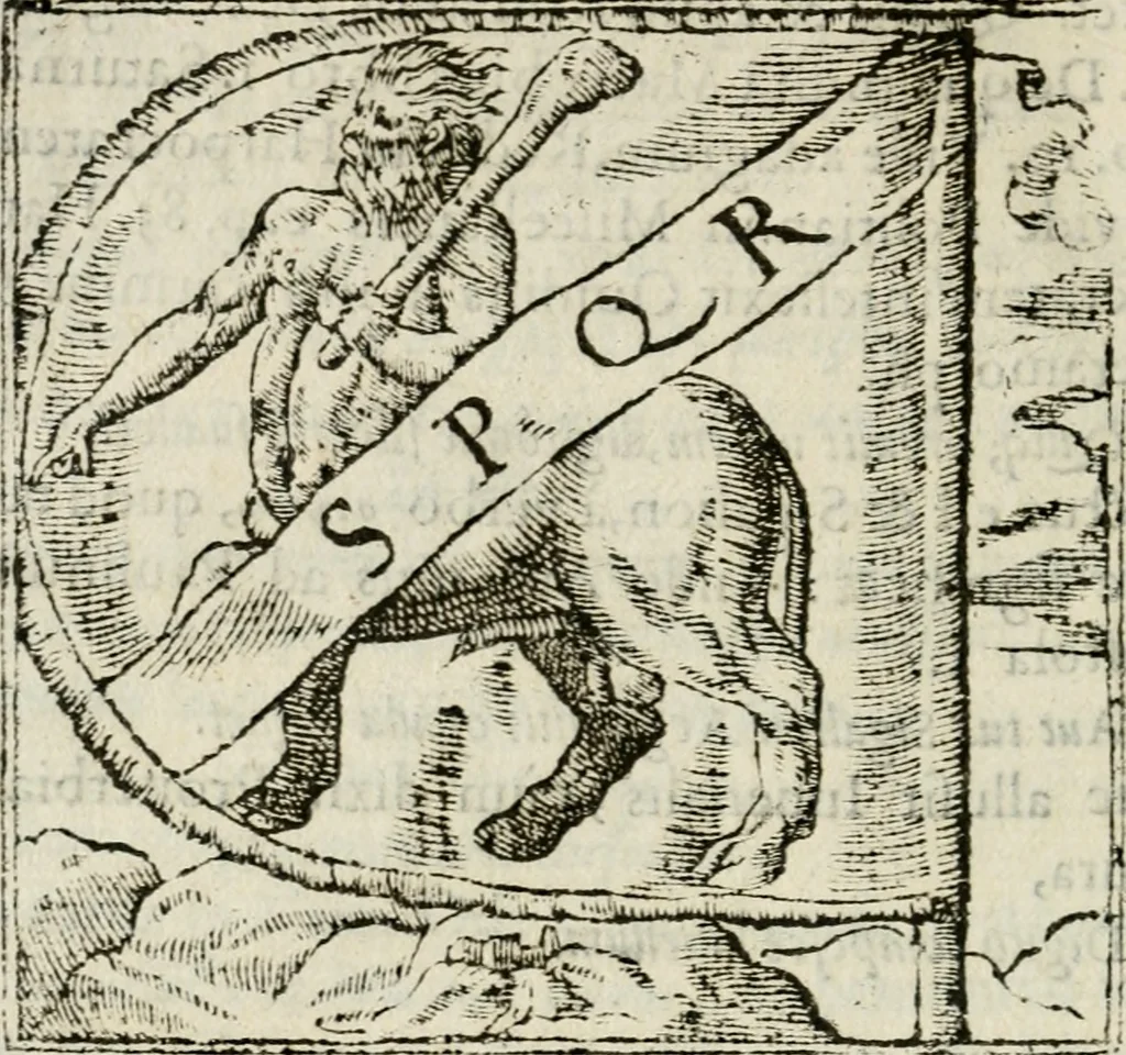 An illustration from Francisci Sanctii Brocensis in inclyta Salmaticensi Academia rhetoricae Graecaeque linguae professoris Comment. in And. Alciati emblemata : nunc denuo multis in locis accurate recognita, & quamplurimis figuris illustrata : cum indice copiosissimo, 1573, leaf 59
