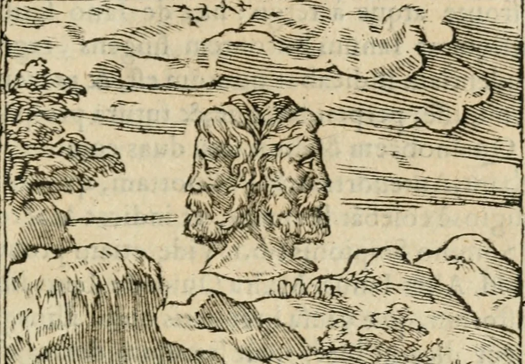An illustration from Francisci Sanctii Brocensis in inclyta Salmaticensi Academia rhetoricae Graecaeque linguae professoris Comment. in And. Alciati emblemata : nunc denuo multis in locis accurate recognita, & quamplurimis figuris illustrata : cum indice copiosissimo, 1573, leaf 86