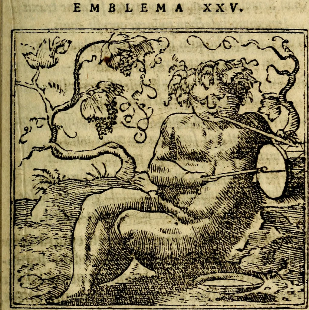 An illustration from Francisci Sanctii Brocensis .., 1573, leaf 112
