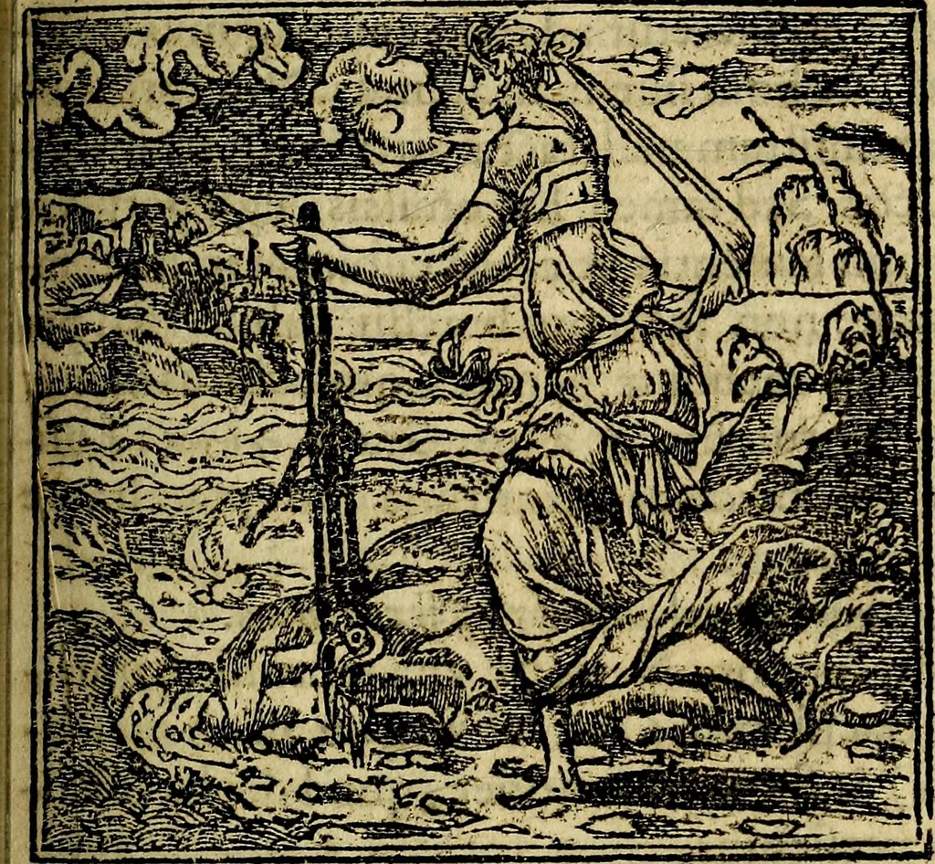 An illustration from Francisci Sanctii Brocensis .., 1573, leaf 126