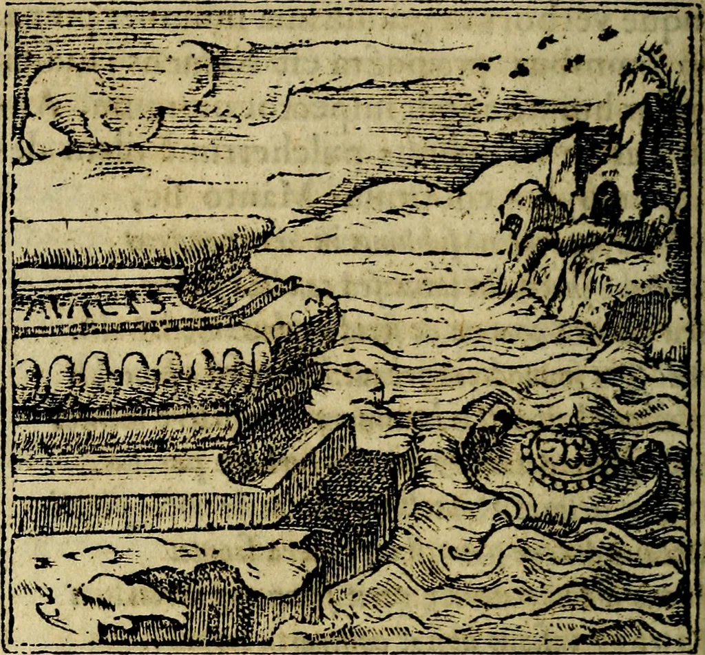 An illustration from Francisci Sanctii Brocensis .., 1573, leaf 129