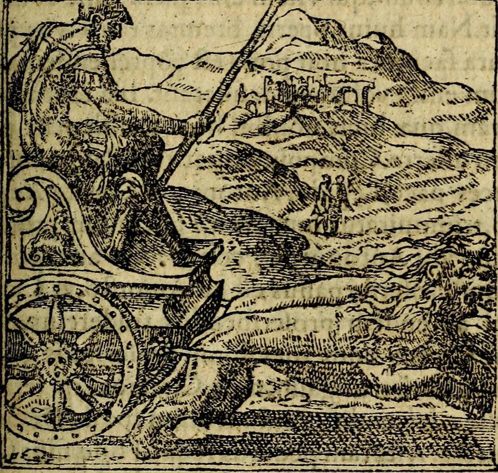 An illustration from Francisci Sanctii Brocensis .., 1573, leaf 134