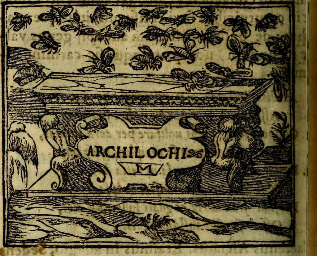 An illustration from Francisci Sanctii Brocensis .., 1573, leaf 199