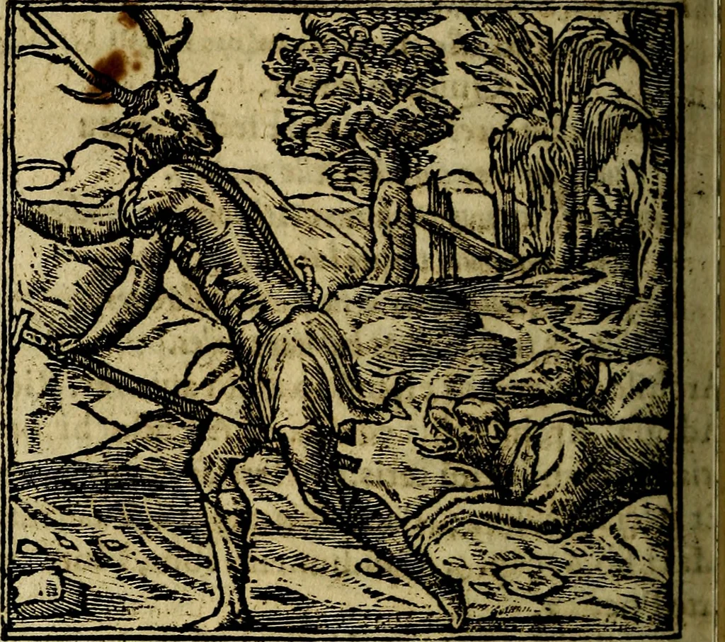 An illustration from Francisci Sanctii Brocensis .., 1573, leaf 201