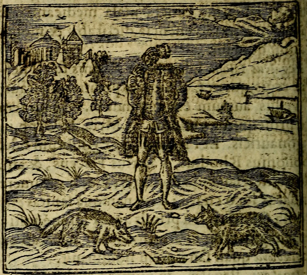 An illustration from Francisci Sanctii Brocensis .., 1573, leaf 265