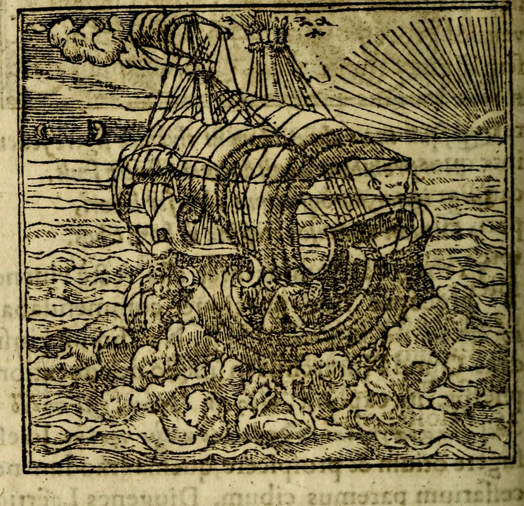 An illustration from Francisci Sanctii Brocensis .., 1573, leaf 269