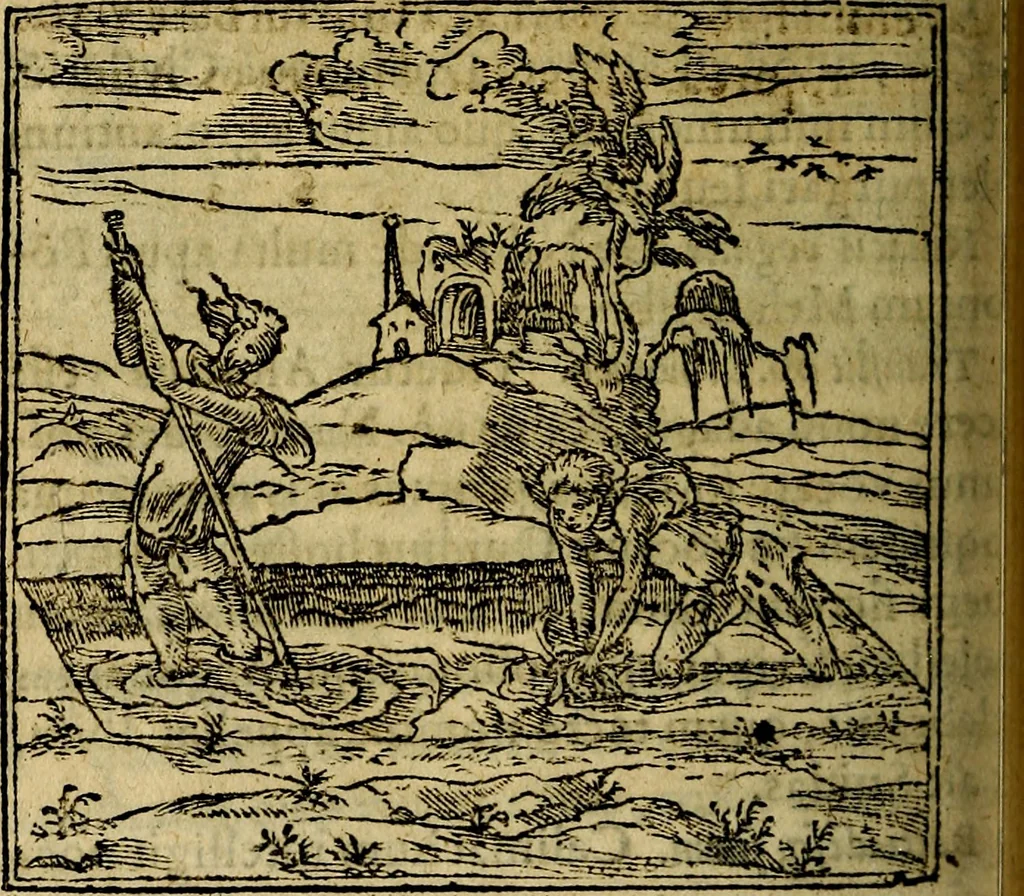 An illustration from Francisci Sanctii Brocensis .., 1573, leaf 281