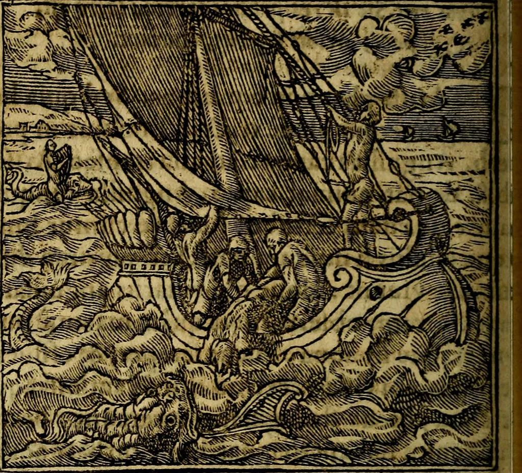 An illustration from Francisci Sanctii Brocensis .., 1573, leaf 283