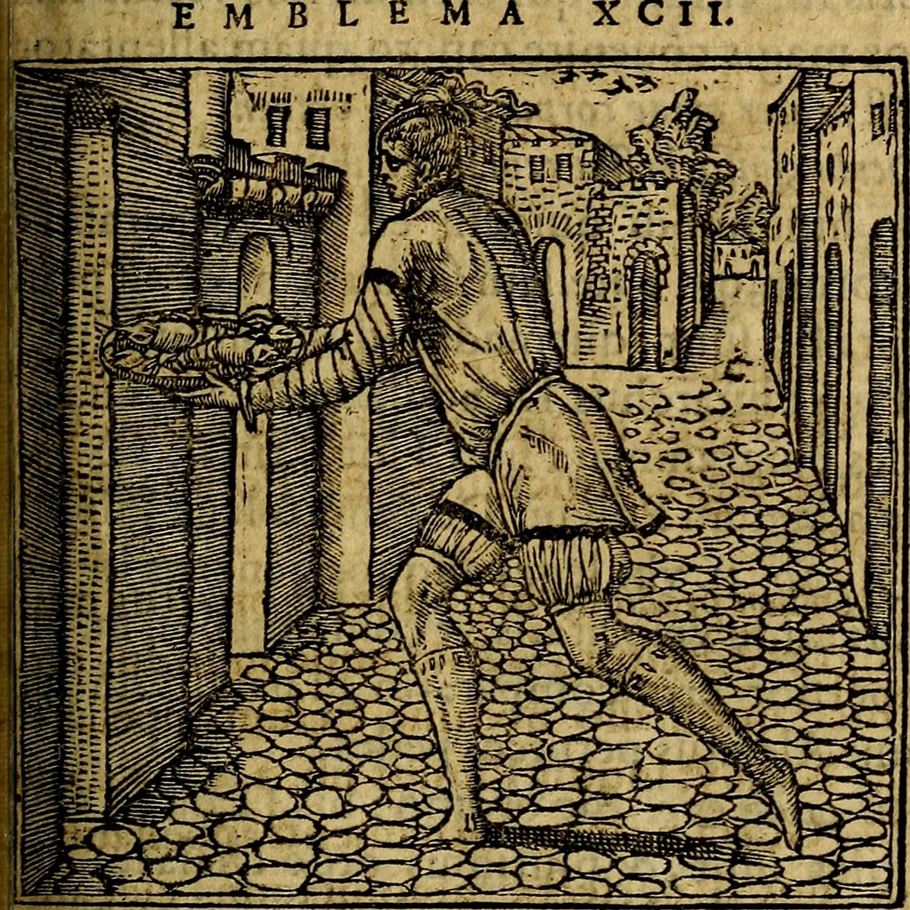 An illustration from Francisci Sanctii Brocensis .., 1573, leaf 292