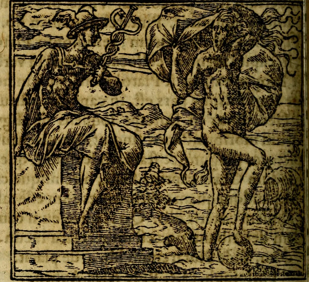 An illustration from Francisci Sanctii Brocensis .., 1573, leaf 307