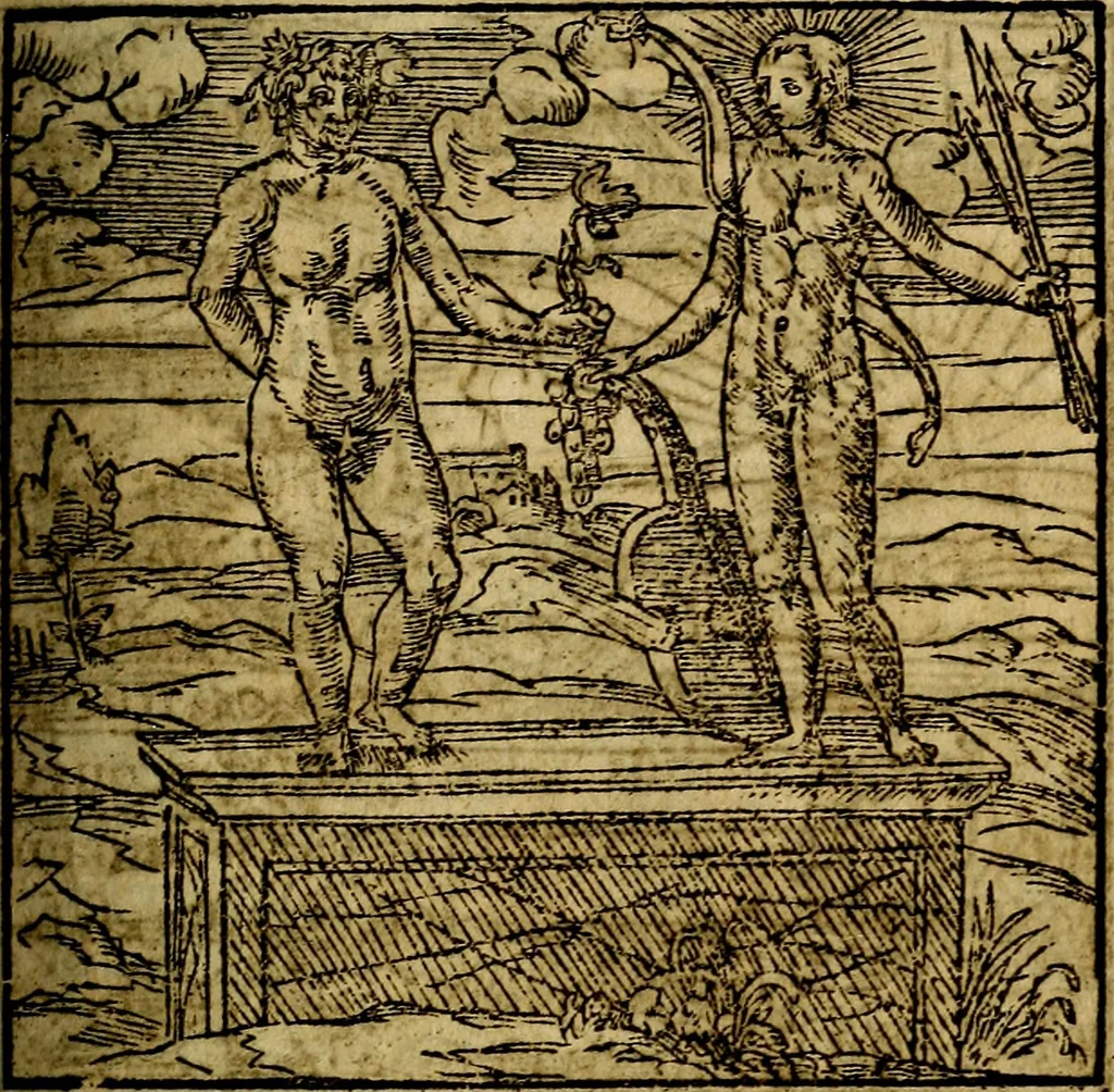 An illustration from Francisci Sanctii Brocensis .., 1573, leaf 310