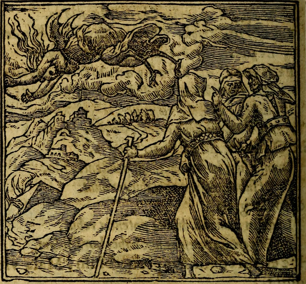 An illustration from Francisci Sanctii Brocensis .., 1573, leaf 389