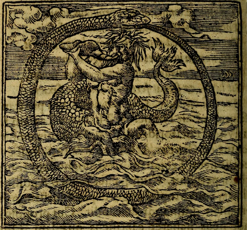 An illustration from Francisci Sanctii Brocensis .., 1573, leaf 395