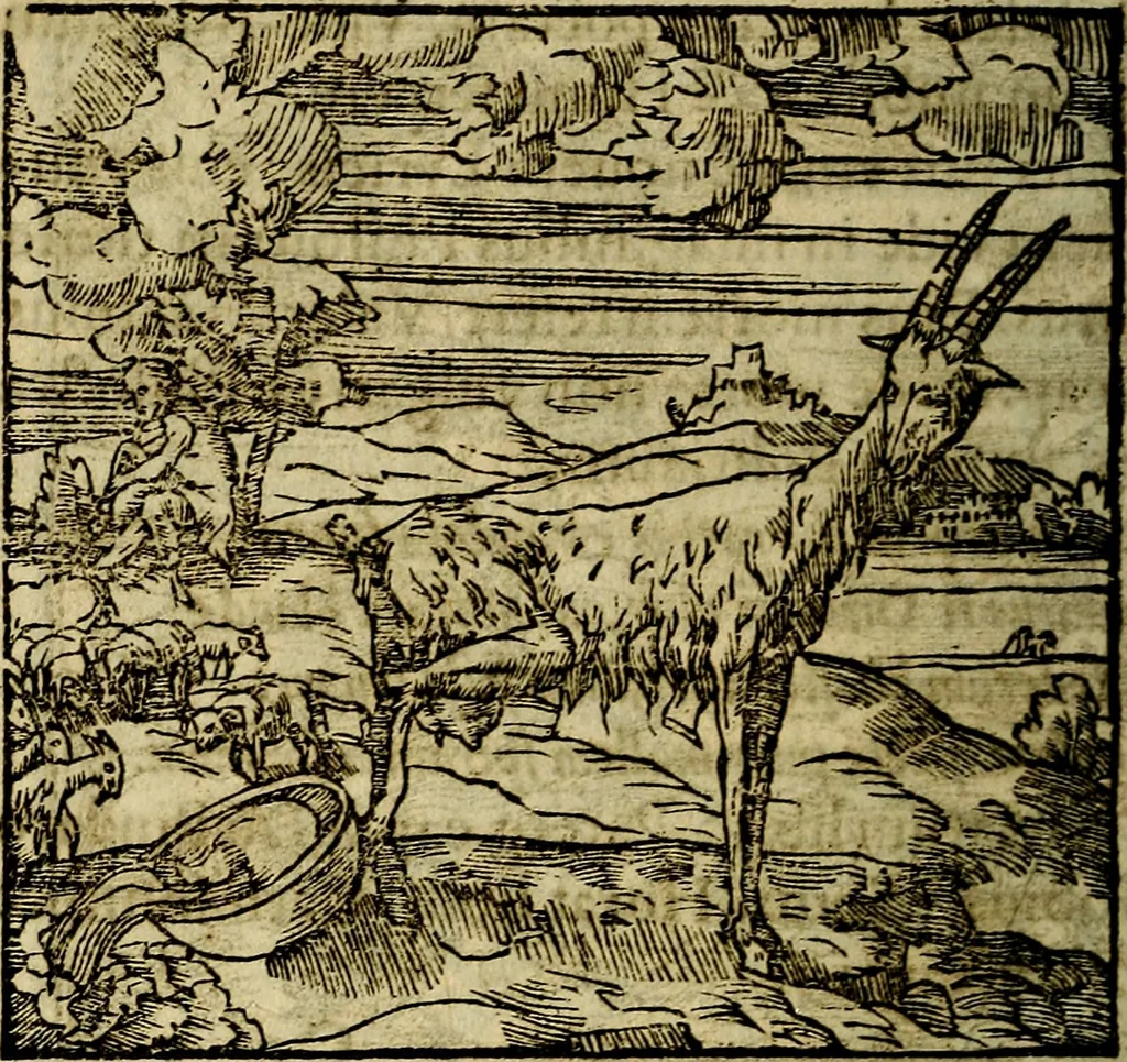 An illustration from Francisci Sanctii Brocensis .., 1573, leaf 417