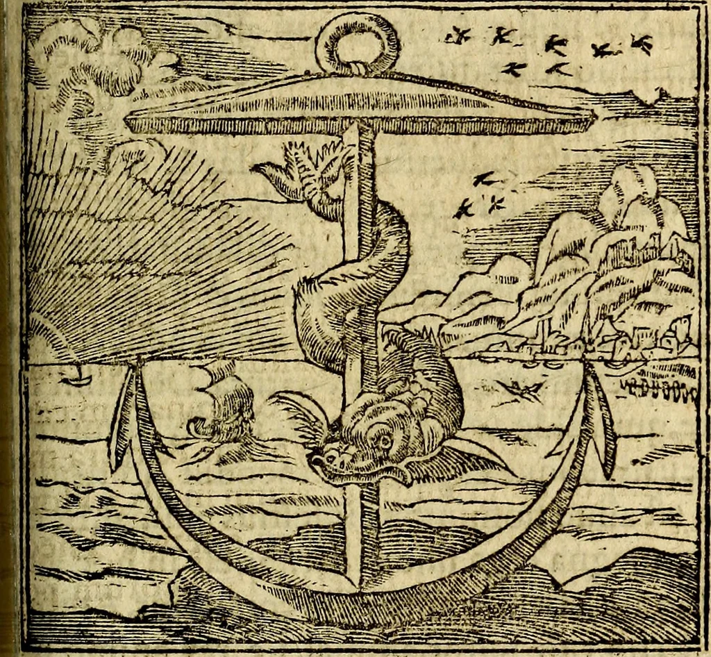 An illustration from Francisci Sanctii Brocensis .., 1573, leaf 422