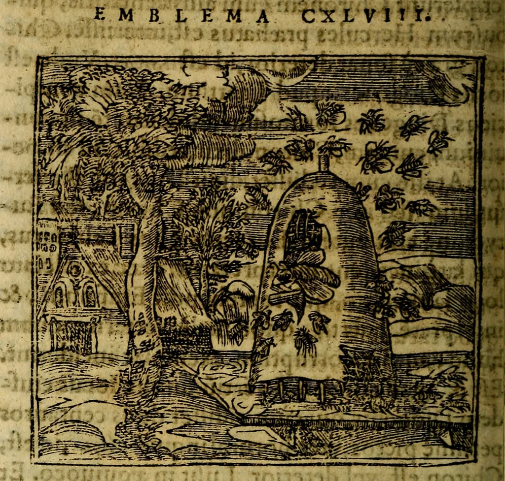 An illustration from Francisci Sanctii Brocensis .., 1573, leaf 433